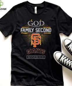 God First Family Second Then Giants Basketball Shirt