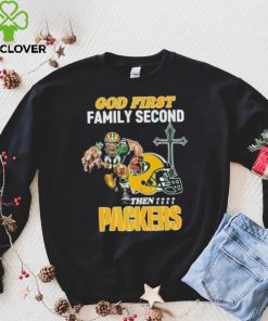 God First Family Second Then Green Bay Packers Shirt