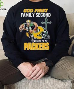 God First Family Second Then Green Bay Packers Shirt