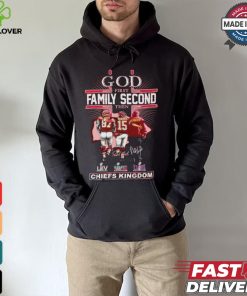 God First Family Second Then Kansas City Chiefs Kingdom T Shirt