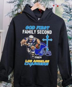 God First Family Second Then Los Angeles Chargers Shirt