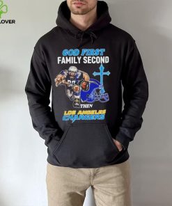 God First Family Second Then Los Angeles Chargers Shirt