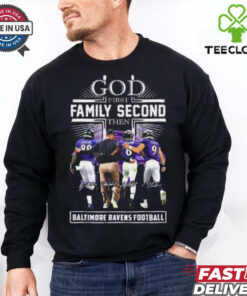 God First Family Second Then Minnesota Vikings Andrews, Jackson, Tucker And Kevin O’Connell Shirt