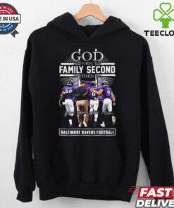 God First Family Second Then Minnesota Vikings Andrews, Jackson, Tucker And Kevin O’Connell Shirt