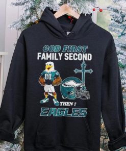 God First Family Second Then Philadelphia Eagles Shirt