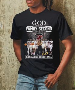 God First Family Second Then South Carolina Gamecocks WBB Signatures Shirt