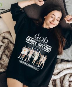 God First Family Second Then Team Sport Huskies Basketball T shirt For Fans