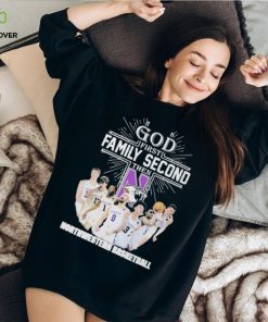 God First Family Second Then Team Sport Northwestern Basketball T shirt For Fans