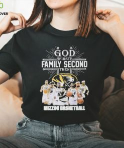 God First Family Second Then Teamsport Mizzou Basketball T shirt For Fans