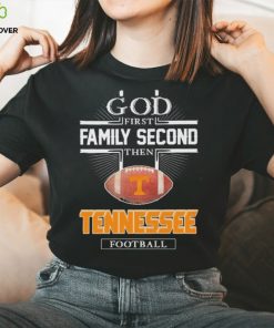 God First Family Second Then Tennessee Volunteers Football logo 2023 hoodie, sweater, longsleeve, shirt v-neck, t-shirt