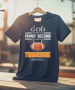 God First Family Second Then Tennessee Volunteers Football logo 2023 hoodie, sweater, longsleeve, shirt v-neck, t-shirt