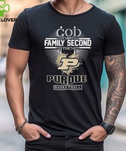 God First Family Second then Purdue Basketball 2024 Logo Shirt