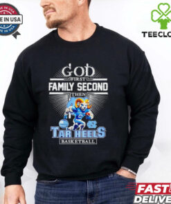 God Frist Family Secon Then North Carolina Tar Heels mascot shirt