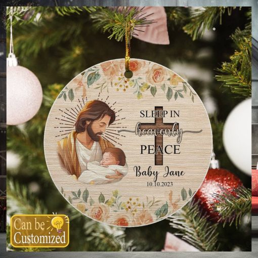 God In Heaven Custom Ornament