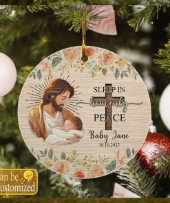 God In Heaven Custom Ornament