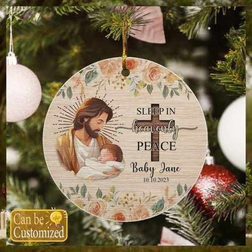 God In Heaven Custom Ornament