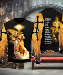 God Jesus Is My Everything Ugly Christmas Sweater Gift For Men And Women