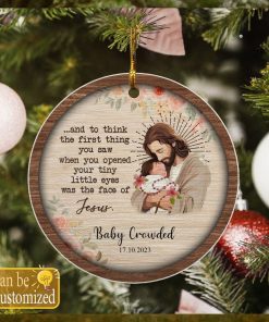 God Loves In Heaven Custom Ornament