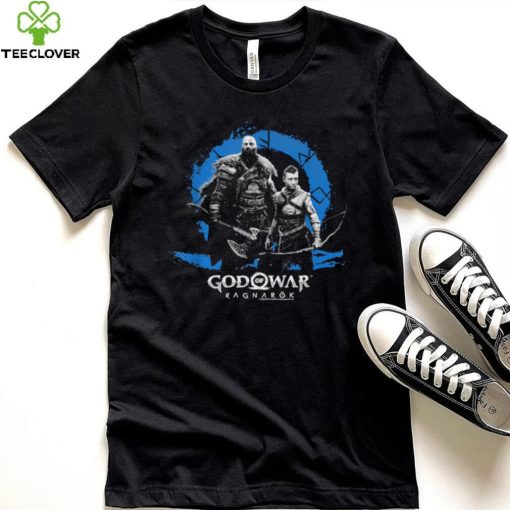 God Of War Ragnarok Icon With Kratos And Atreus T Shirt