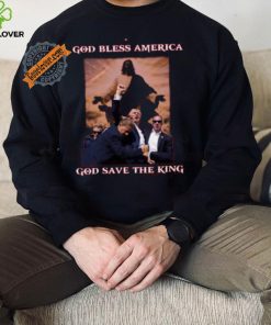 God Save The King Shirt Trump Shirt Never Surrender Tee Trump Shooter Shirt Trump Shooting Shirt Trump Shot Shirt
