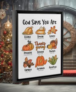 God Say You Are Floating Framed Canvas Prints Black