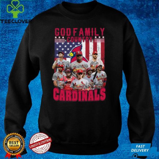 God family Country Adam Wainwright St Louis Cardinals T Shirt