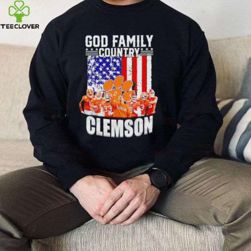 God family country Clemson Tigers American flag 2022 hoodie, sweater, longsleeve, shirt v-neck, t-shirt