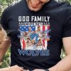 God family country Minnesota timberwolves signatures America flag hoodie, sweater, longsleeve, shirt v-neck, t-shirt