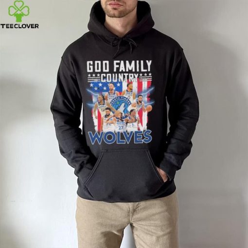 God family country Minnesota timberwolves signatures America flag hoodie, sweater, longsleeve, shirt v-neck, t-shirt