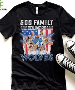 God family country Minnesota timberwolves signatures America flag hoodie, sweater, longsleeve, shirt v-neck, t-shirt