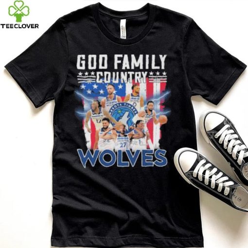 God family country Minnesota timberwolves signatures America flag hoodie, sweater, longsleeve, shirt v-neck, t-shirt