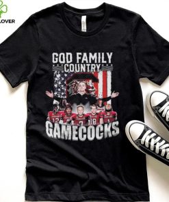 God family country South Carolina Gamecocks american flag 2022 shirt
