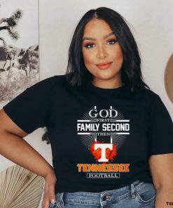 God first Family second then Tennessee Volunteers football 2023 shirt