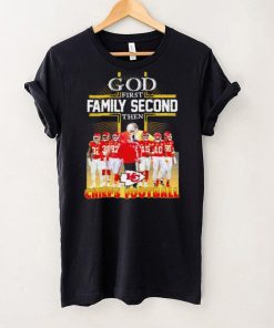 God first family second then Kansas City Chiefs football team poster shirt