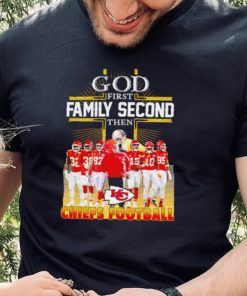 God first family second then Kansas City Chiefs football team poster shirt