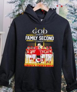 God first family second then Kansas City Chiefs football team poster shirt