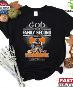 God first family second then Tennessee Volunteers Football mascot shirt