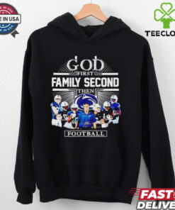 God first family second then football team players shirt