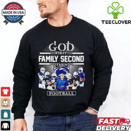 God first family second then football team players shirt