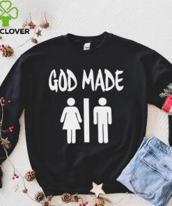 God made man and woman logo 2023 t shirt