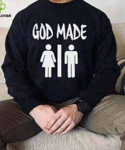God made man and woman logo 2023 t shirt