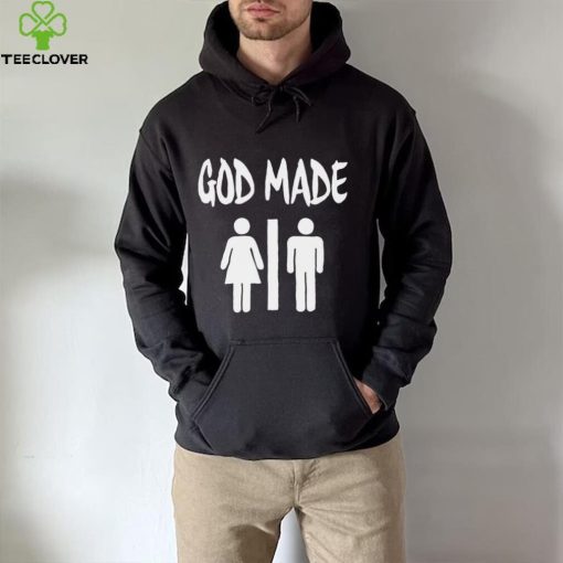 God made man and woman logo 2023 t shirt