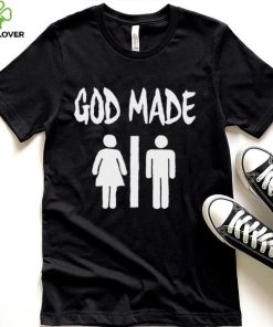 God made man and woman logo 2023 t shirt