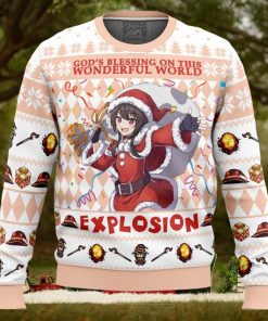 God’s Blessing on this World Explosion KonoSuba Ugly Christmas Sweater