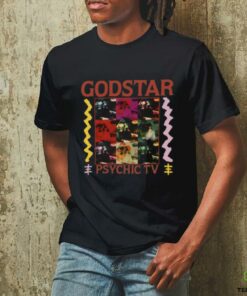 Godstar PSYCHIC TV Genesis P Orridge Black T Shirt