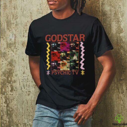Godstar PSYCHIC TV Genesis P Orridge Black T Shirt