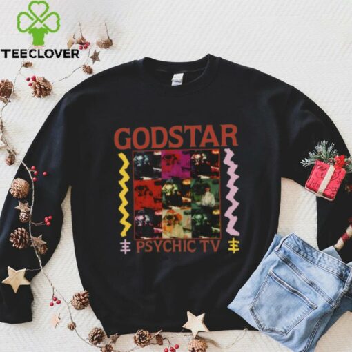 Godstar PSYCHIC TV Genesis P Orridge Black T Shirt