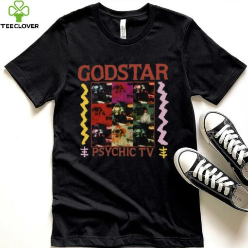 Godstar PSYCHIC TV Genesis P Orridge Black T Shirt