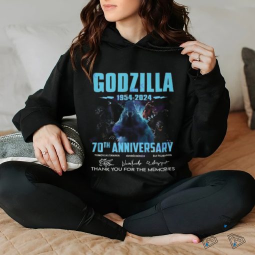 Godzilla 70th Anniversary 1954 2024 Signature Thank Yu For The Memories Unisex T Shirt