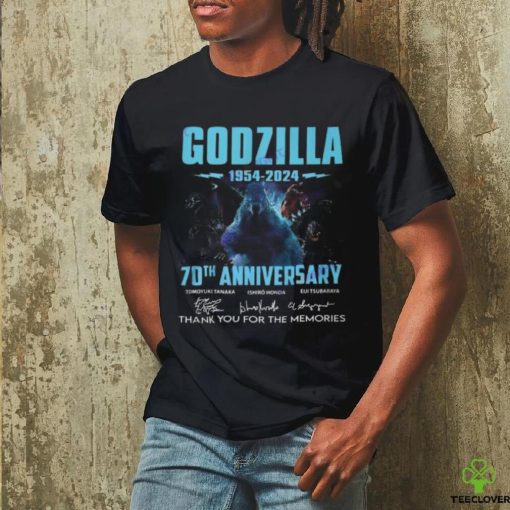 Godzilla 70th Anniversary 1954 2024 Signature Thank Yu For The Memories Unisex T Shirt